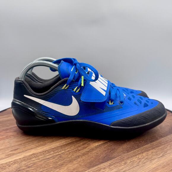 NIKE Zoom Rotational 6 Hyper Cobalt Throwing Sneakers Shoes 685131-413 Mens 6.5 - Picture 1 of 12